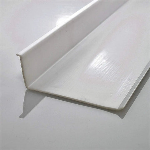 Under Cabinet Light Diffuser Cover Replacement For 24 Inch L Shaped White Ribbed Acrylic