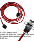 Six Pack 3D Printer Endstop Switch Kit With 3 Pin Cables For Ramps 1.4 And Compatible With Ender 3 V2 S1 Ender 5 Prusa I3 Mega S