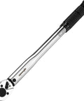 3/8-Inch Drive Click Torque Wrench With 10-80 Ft-Lb Range And 13.6-108.5 Nm, Pro Grade, Hardened Cr-V Head, Knurled Grip