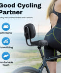 Extra Wide Bike Seat With Integrated Backrest For Electric Bikes Comfy Plush Ergonomic Saddle Upgrade For Long Rides And Daily Commuting For City Streets And All Day Comfort on bike