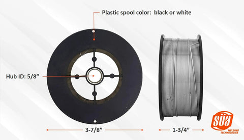 316L Stainless MIG Welding Wire 0.030 Inch Diameter, 2 Lb Spool For 316 317 And 304 304L Welds, Cryogenic Service To -452 F