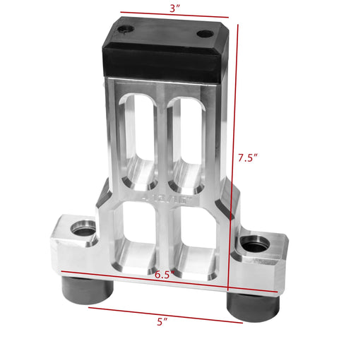 Skeleton Transom Saver For Yamaha Outboards Four And Thirteen Sixteenths Inch Trim Rod Spacing Built Tough Aluminum Mount