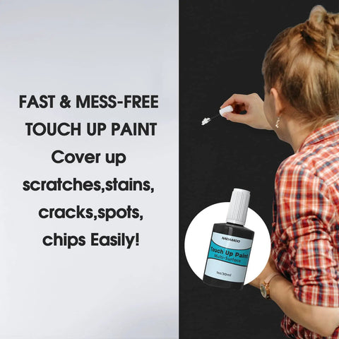 Beige Multi Surface Touch Up Paint With Built In Brush For Indoor And Outdoor Use On Walls Cabinets Doors Trim Furniture Windows Shutters And More For Any Home Project No Mess