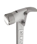 Close-up of AL-PRO Aluminum Framing Hammer 14 Oz with Straight Rip Claw, Smooth Face and Shock Reduction Grip, black finish.