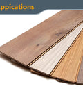 Various laminate and hardwood planks for No Hammer Needed Tapping Block With Ergonomic Ball Handle For Installing Floors