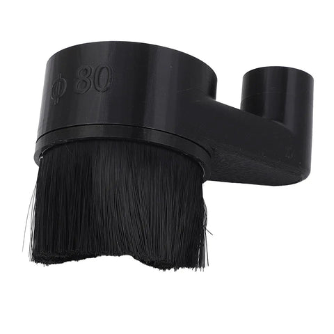 CNC Router Dust Boot Cover For 80mm Spindle Heavy Duty Sawdust Collection Sleeve with detachable brush for cleaning.