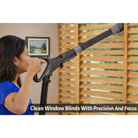 Person using 2 In 1 Duster Crevice Tool For Shark Vacuums, Fits NV And HV Series Uprights And Crossover Models, Lightweight Budget-Friendly