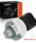 HVAC Pressure Transducer And Switch 3 Pin For Honda CRV Civic Accord Pilot Odyssey Fit HRV Ridgeline Crosstour Insight And Acura MDX RDX TLX TSX ILX Drop In Ready, black connector, metal body