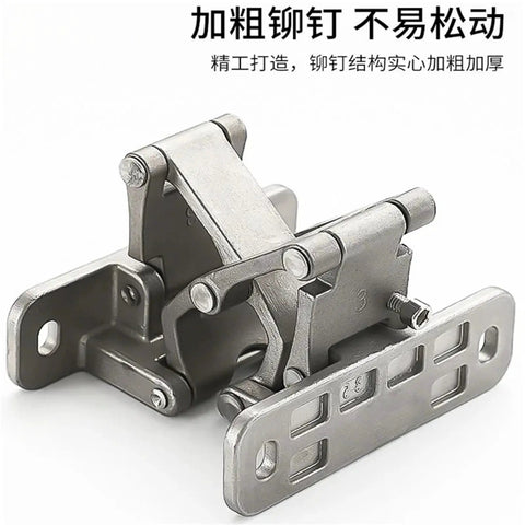 Heavy Duty Hidden Door Hinge Built Tough For Fire Hydrant Boxes And Pipe Wells Rock Solid 304 Stainless Steel Hardware supporting silent movement.