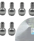 Stainless Steel Pro Grade Foam Cannon Filters 6 Pack for Standard 1 Quarter Inch Pressure Washer Lances in use on car