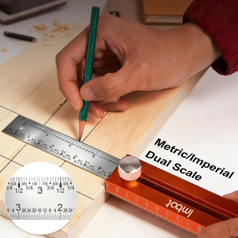 Heavy Duty Adjustable Leveling Marking Ruler With Dual Bubble Levels For Quick Plumb Alignment Hella Durable Aluminum Alloy Build Beat Down Ready To Handle Drops While Serving Up Sick Precision On Every Carpentry And Woodworking Job Site