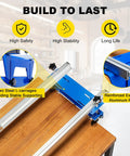 Router Sled for Woodworking with Adjustable XYZ Axis Slab Flattening Jig on reinforced aluminum table in workshop