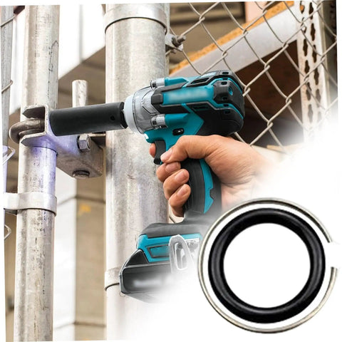 Super Cool 1/2 Inch Impact Wrench Ring Sets With O Ring Tool For Quick Install And Easy Maintenance, showing impact wrench in use.