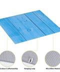 Ultra Absorbent Wood Grain Dish Drying Mat For Kitchen Counter With Microfiber Surface, Machine Washable, 16 By 18 Inches detail view