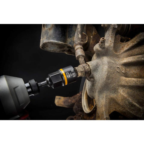 Bolt Biter And AutoBite 13 Piece Set For Damaged Fasteners BiDirectional Removal And Tightening Tapered Entry Seats Easily On Worn Bolts Square Drive Hex Base Fits Impact Guns Ratchets Wrenches And Pliers Spring Loaded Handle Delivers Striking Impact