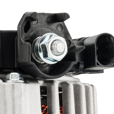 BMW X5 Alternator Replacement 12V 183 Amp OE 11362N Direct Fit For 2007 2008 2009 2010 Models Beefed Up Charging System Part Easy Install Serious Power Upgrade close-up terminal view