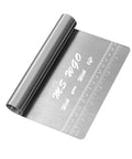 Stainless Steel Pastry Scraper Cutter Chopper With Measuring Scale Multipurpose Dough Knife Workhorse For Cake Pizza Bread And More