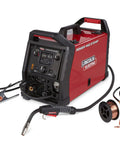 Multi Process Welder For Home Shop Use With MIG Flux Cored Stick And DC TIG Dual 120V And 230V Power ergonomic portable case
