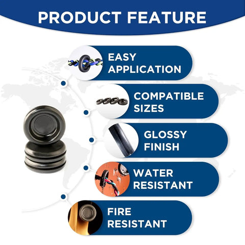205 Piece Assorted Waterproof Rubber Wire Grommet Kit For Automotive Panels And Electrical Enclosures In Seven Precision Sizes, featuring product features.
