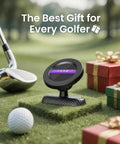 Magnetic Golf Cart Phone Holder With 360 Degree Rotation Fits EZGO Club Car Yamaha Golf Carts in grass with golf ball and gifts