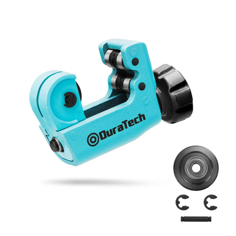 Mini Tubing Cutter For 1/8 To 3/4 Inch Tubing, Cuts Copper Aluminum Brass And Plastic With Replacement Wheel, Ultra Compact One-Hand Use