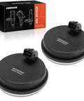 Pair Of Rear Abs Wheel Speed Sensors For Hyundai Tucson Sonata Kia Optima Sportage Fwd with connectors and packaging.