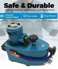 Heavy-Duty Glass Edge Polisher and Beveller with 10 Wheels, 800W motor, close-up view highlighting smooth operation details.