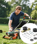 Lawnmower Pulley And Idler Belt Upgrade Kit Delivers A 30 Percent Power Boost For Smoother Cuts with high strength components