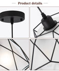 Super Cool Industrial Over Sink Pendant Light Boasting A Black Cage Design With Frosted Glass For Moderate Eye Friendly Brightness