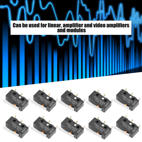 10 Pack Printer Mechanical Limit Switch Kit For Endstop RAMPS 1 4 SS 5GL Micro Limit Switches Replacement Built For DIY 3D Printer Projects