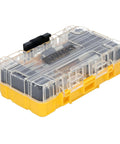 DeWalt 20-piece Rapid Load screwdriver bit set in yellow case with clear lid