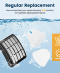 Navigator Lift Away Replacement Filter Pack 2 Plus 4 Pack for Shark Vacuum models NV350-NV370 washable reusable filters in water