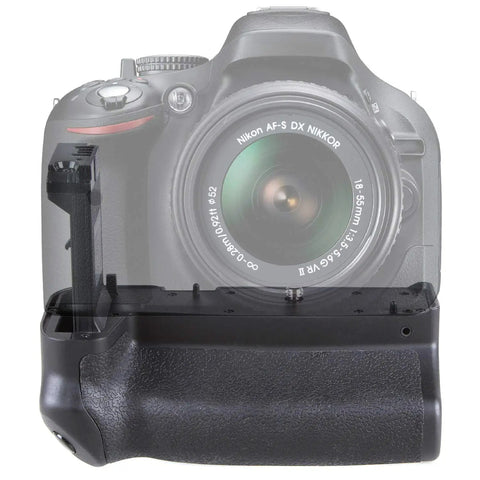 Vertical Power Battery Grip for Canon EOS R8 and EOS RP Cameras, Dual LPE17 Battery Holder Lets You Run Two Batteries, front view