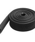 Heat Resistant Fiberglass Shield Sleeve For Car Wires And Hoses, 16 Feet Long, 20mm Inner Diameter, black coiled view