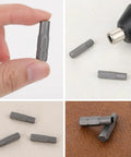 Knockout 4 Pack 1/4 Inch To 4mm Hex Screwdriver Bit Adapter With Solid Magnet And Plug And Play Design For Heavy Power Tools And Tight Garage Builds Ready To Roll No Sweat Setup, showing different angles.