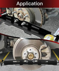 Pro Grade Toe Alignment Tool Plates Kit, 2 Pack With Measuring Tapes for precise wheel alignment on Jeep, truck, SUV.