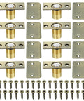 Magnetic Door Ball Catch Kit 8 Pack for Top Of Doors and Invisible Cabinet Doors, bronze finish, with screws