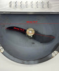 Pro Grade Electric Roaster With Self Turning Cast Iron Drum For Coffee Beans Peanuts Chestnuts And Seeds Auto Heat Control view of the interior drum and blade.
