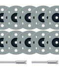Professional Cutting Disc Set For Circular Saw Blades And Abrasive Grinding Wheels Plus Mandrel Power Tool Accessory Kit with 5 discs.