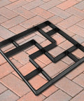 DIY Pavement Mold for Garden Walkways and Patios, Reusable Plastic Path Maker on outdoor brick surface