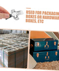 Premium Heavy Duty Toggle Latch Clips With Quick Release Buckles on packaging boxes and hardware boxes for secure fastening.