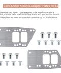 LS Swap Motor Mounts Adapter Plates Universal Swap Bracket For Small Block To LS Engine Conversion Adjustable Fit Kit