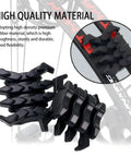 Close-up of archery noise dampeners for compound bow and crossbow, highlighting high-density premium rubber material.