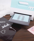 Scrapblooms Portable Electric Die Cut And Embossing Machine Kit For Automatic A4 Crepe Paper Flower Making Card Craft with metallic dies.