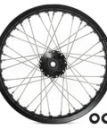 16 Inch Rear Spoke Wheel Hub Rim For Sur Ron Light Bee X Light Bee S Segway X160 X260 79 Bike Falcon M E Ride Pro SS Off Road Dirt Bike Anodized Rim 7116 T7 Alloy Black Hub Built To Tear Up Rough Trails