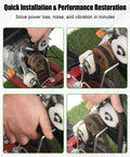 Installation of Heavy Duty Drive Belt Replacement For Rear Tine Tillers Fits Models 20015 25780 35310 24734 22662 35053