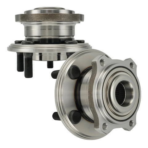 Rear Wheel Bearing And Hub Assembly 5 Lug Replacement For Dodge Charger 2015 To 2023 Challenger 2015 To 2023 And Chrysler 300 2015 To 2023 Two Pack Compatible 512555 Wheel Hub Bearing.
