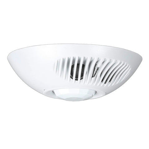 Dual Tech Ultrasonic And PIR Ceiling Motion Sensor With 1000 Sq Ft Coverage White IntelliDAPT Self Adjusting Logic UL Listed