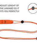 Ultra Loud Double Chamber Emergency Whistle With Lanyard For Kayaks Boats Life Vest And Outdoor Adventures Pealess 120dB Survival Signal