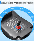 Universal 48W AC DC Power Adapter With 11 Interchangeable Tips Multi Voltage 5V 6V 7.5V 9V 12V 15V 19V 20V 100 To 240V Input USB C Output